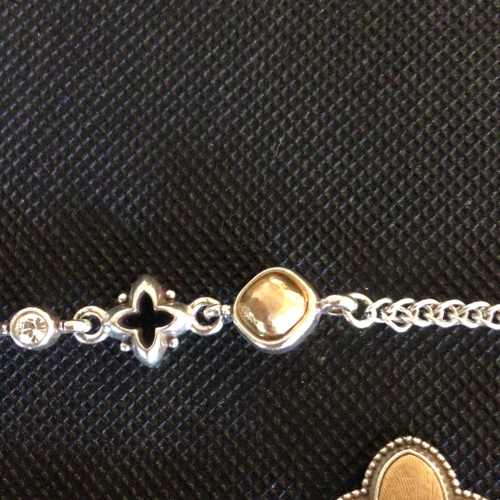 Brighton Silver Necklace with Floral Charms - Picture 8 of 9